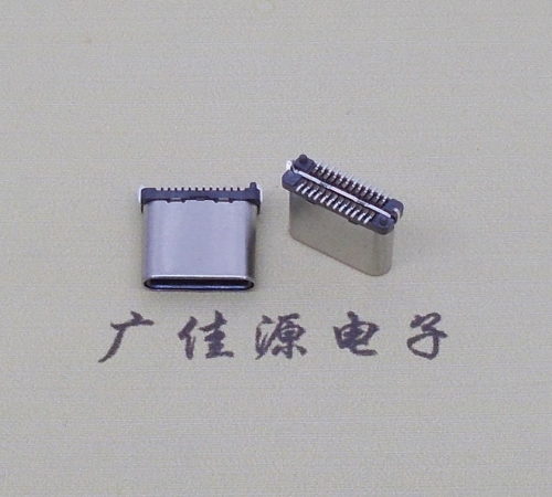古镇镇USB TYPE-C接口短体24P公头立式贴板高度H=8.0mm 高速数据传输快充电款